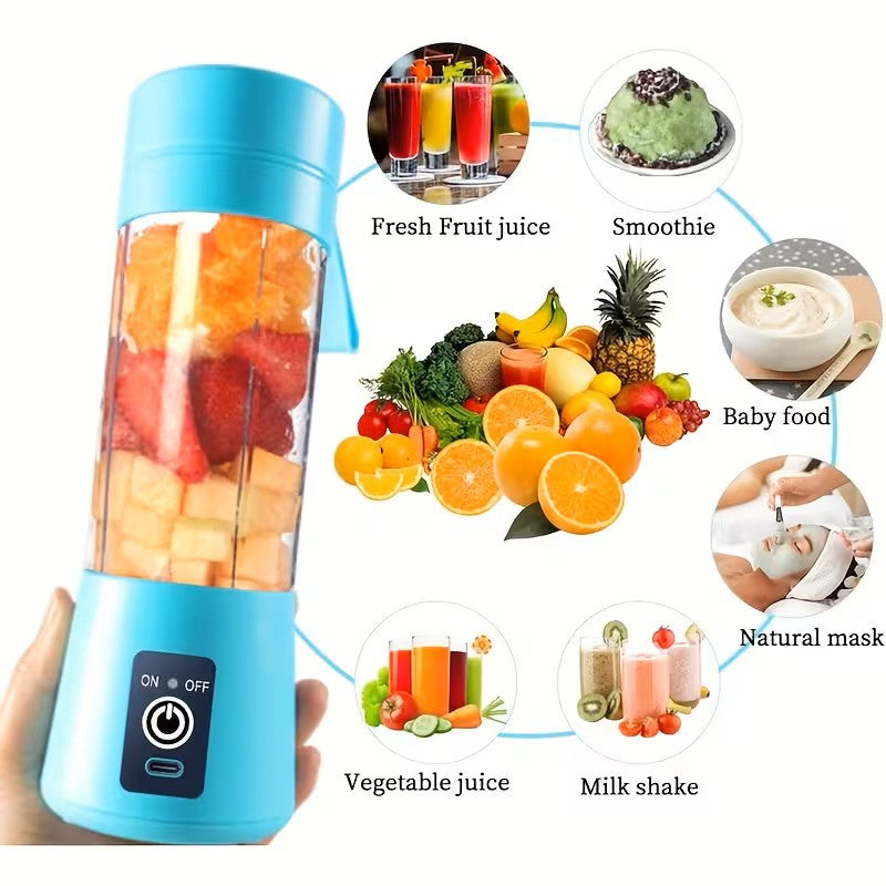 Portable USB Juicer Cup – Compact Personal Blender for Fresh Juice, Smoothies