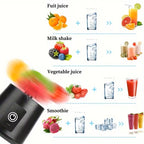 Portable USB Juicer Cup – Compact Personal Blender for Fresh Juice, Smoothies