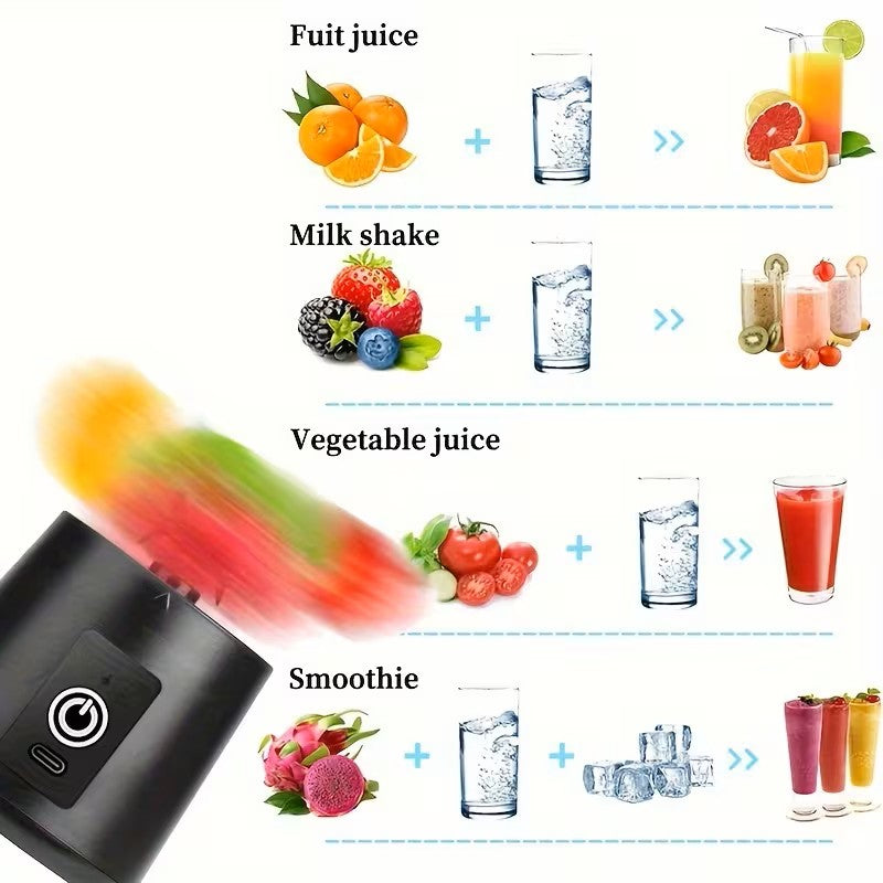 Portable USB Juicer Cup – Compact Personal Blender for Fresh Juice, Smoothies