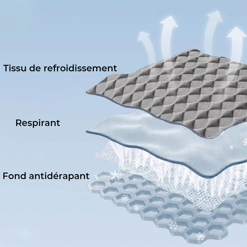 Protection de canapé en soie de glace, élégance et résistance