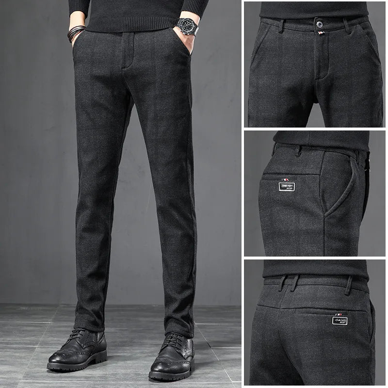 Pantalon à Carreaux Masculin Talivra HT523