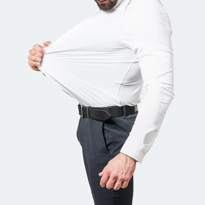 Chemise Habillée Unie Confort Anti-Froissement